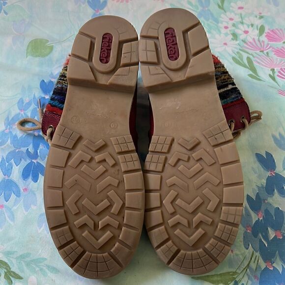 Rieker Felicitas Hiking Lace Up Boots Vintage (?) - Picture 10 of 11